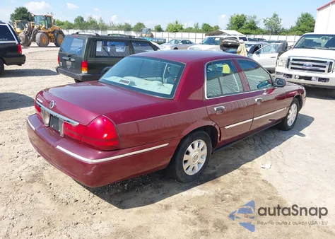 2004 Mercury Grand Marquis Ls from USA, damaged, VIN 2MEFM75WX4X656488